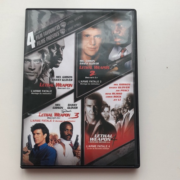 4/$20 Lethal Weapon 4 Film Favourites DVD - Picture 1 of 4